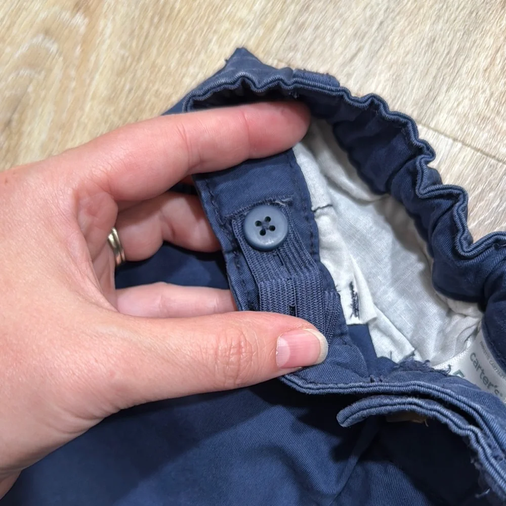 Carter's Blue Tailored Cotton Shorts
